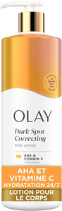 Olay Dark Spot Correcting Body Lotion with AHA, Vitamin C and Niacinamide, Exfoliating Body Lotion to Lift Away Discoloration, 502 mL